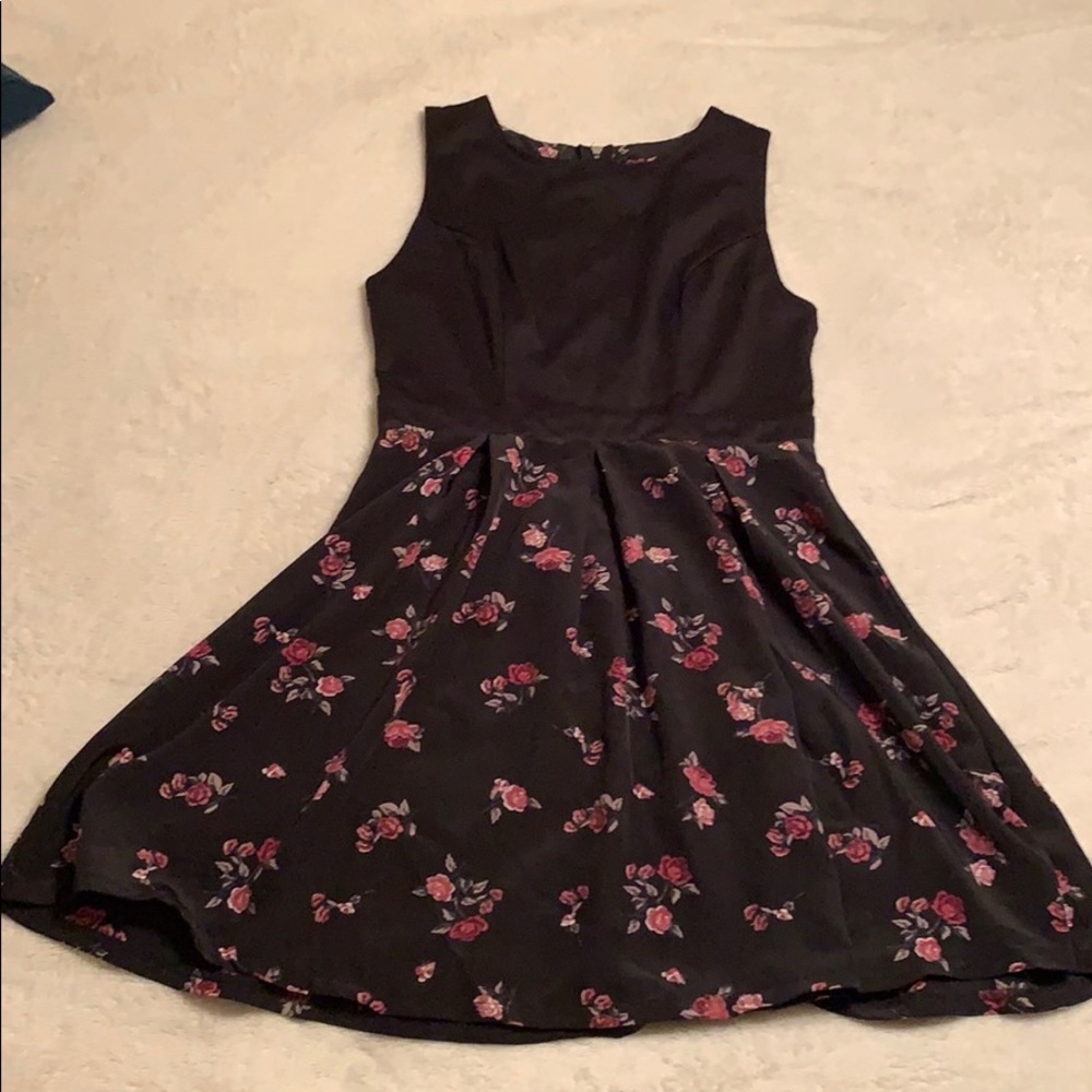 Black Floral Dress